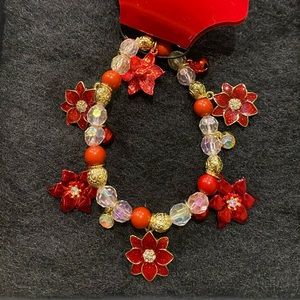 Red Golden Bracelet Holidy Gift